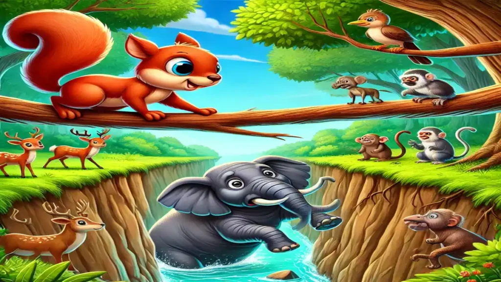 sahasi gilhari aur hathi - hindi story for kids